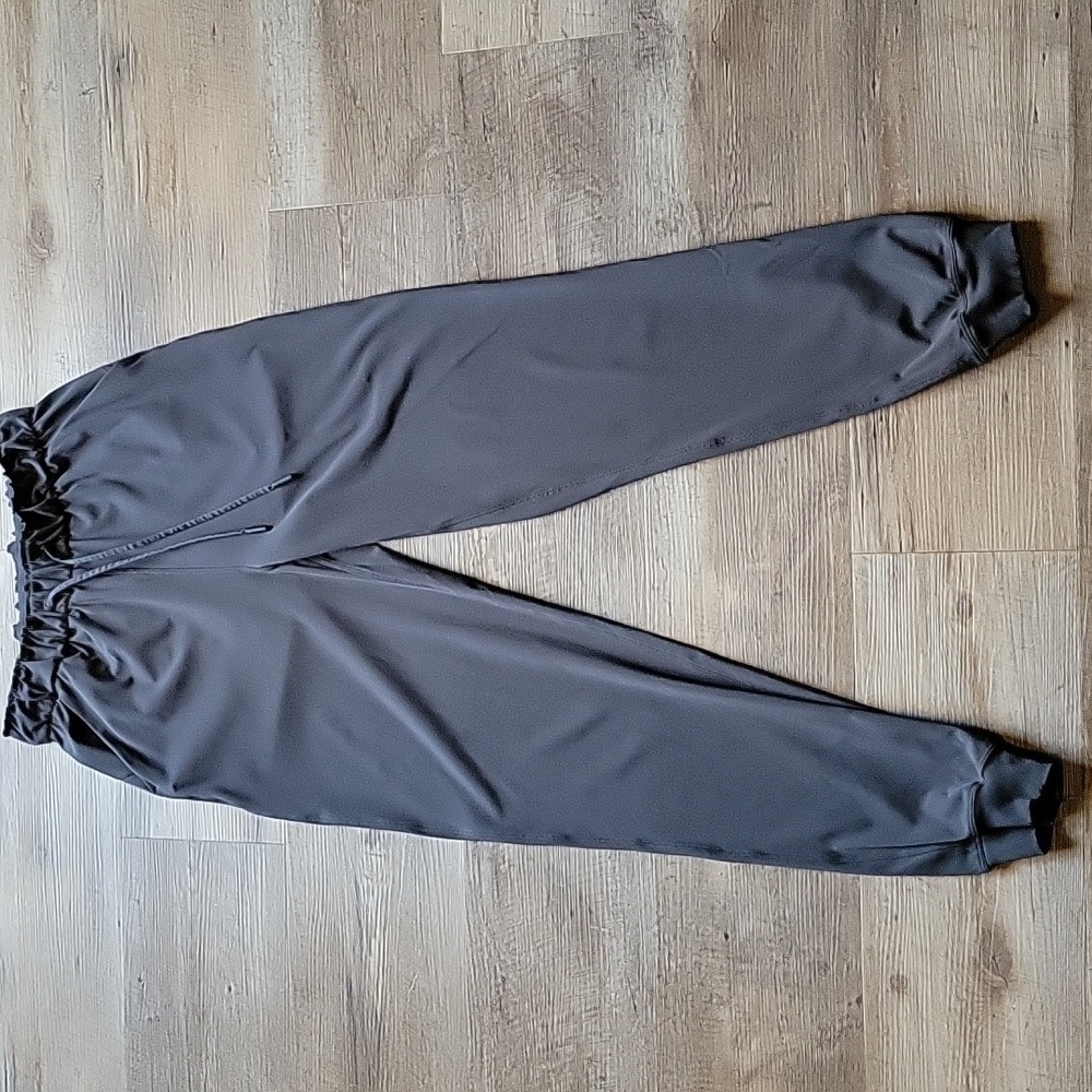 Lululemon Athletica Gray Joggers with Elastic Cuffs